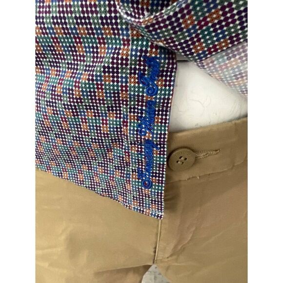 Robert Graham Men Tailored Fit Multicolored Long Sleeve Shirt Size S - Picture 7 of 9